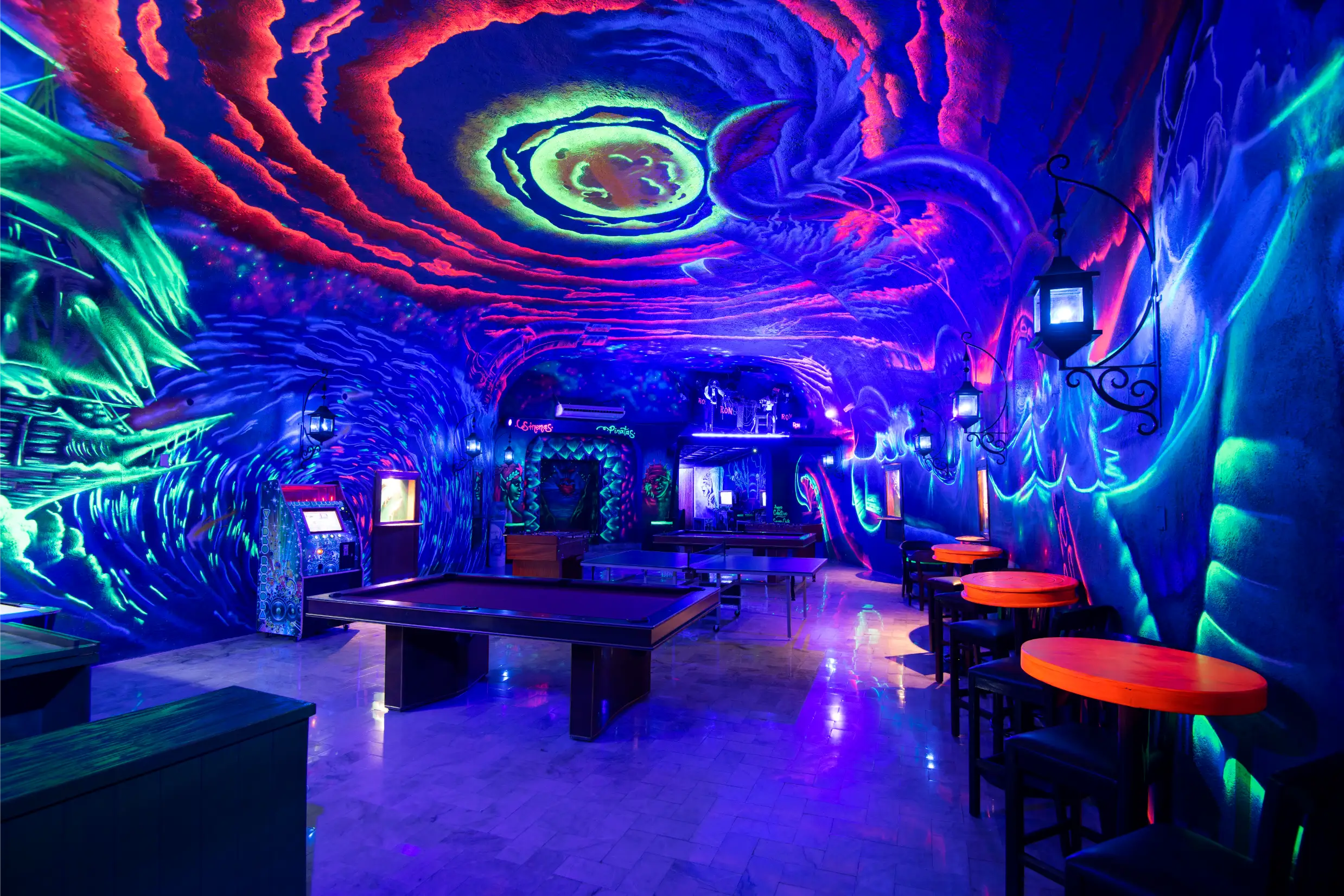 Buccaneers' game room